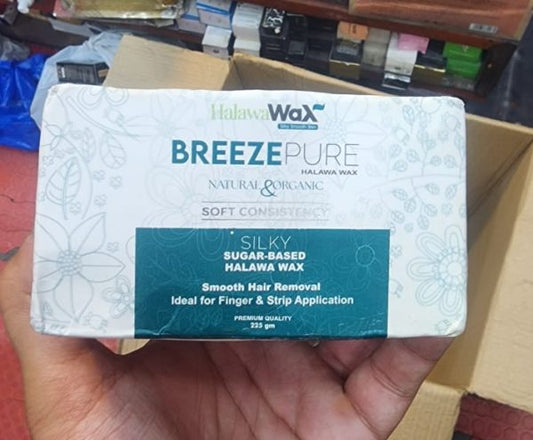 Hair Removal WaxBreeze Pure Organic Halawa Finger Wax – 225g