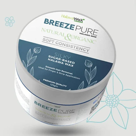 Hair Removal WaxBreeze Pure Organic Halawa Finger Wax – 225g