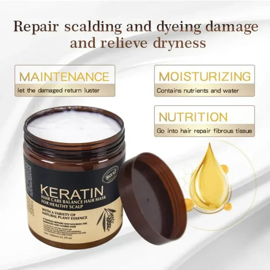 Keratin Hair Mask + Havelyn Hair Food Oil – Your Ultimate Hair Repair Duo